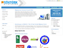 Tablet Screenshot of gokturkbilgisayar.net